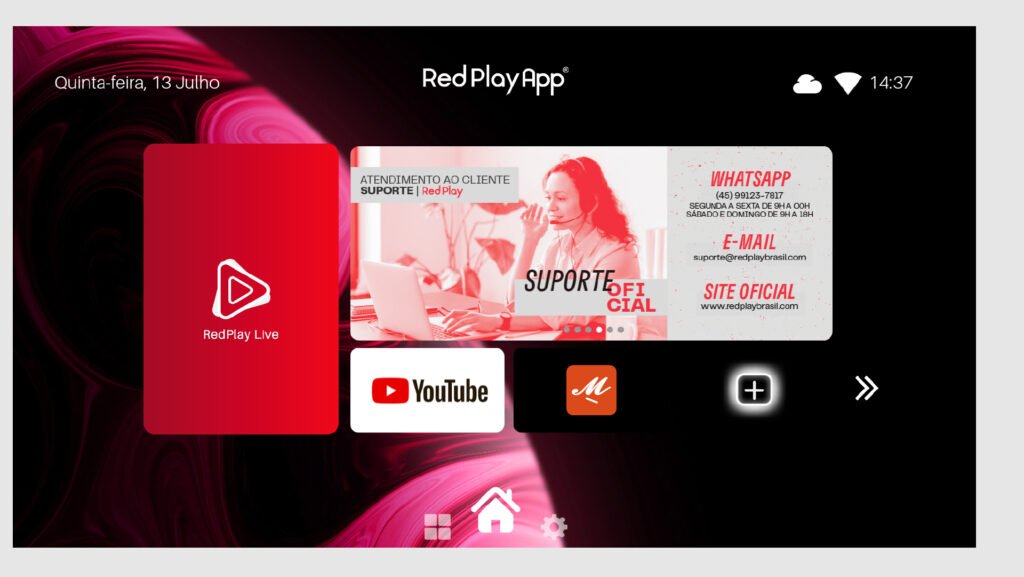 baixar redplay na smartv